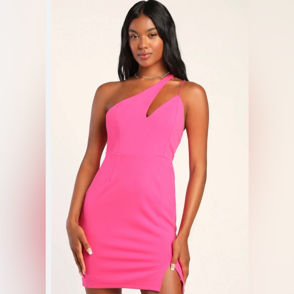 OLIA || Hot Pink Sleeveless Dress. Sz. S